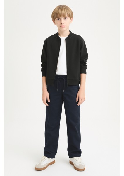 Erkek Çocuk Beli Ipli Lastikli Okul Pantolonu AK609 modelleri