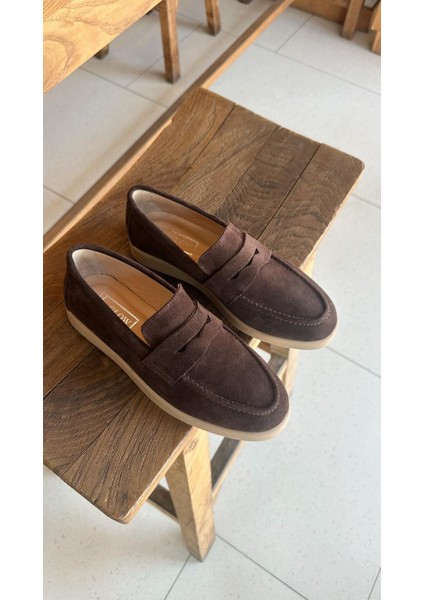 Hakiki Süet Deri Loafer modelleri