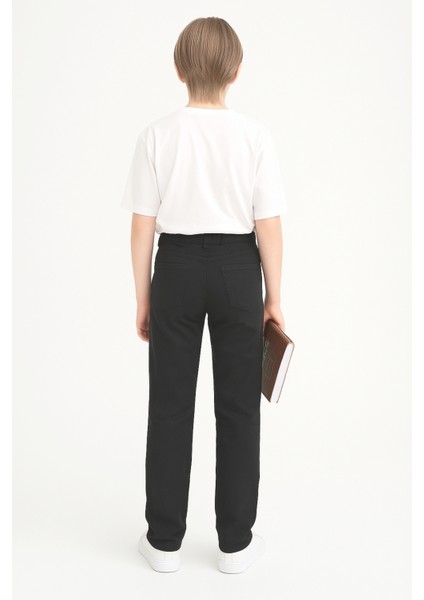 Erkek Çocuk Beli Ipli Lastikli Okul Pantolonu AK609 indirimleri