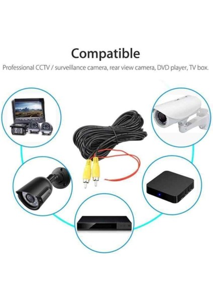 10 M Tetiklemeli Araç ve Multimedya Kamera Video Kablosu fiyatları