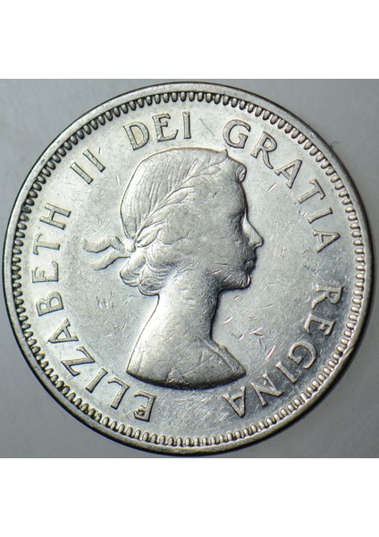 Kanada 5 Cent 1963 Kraliçe Iı. Elizabeth Genç Büst. 21,2 mm fiyatları