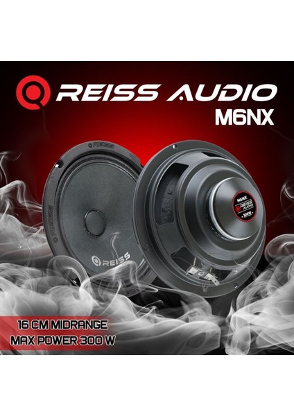 16 cm Neodyum Midrange Hoparlör Çift, 600W/200W Rms, Güçlü Ses Keyfi