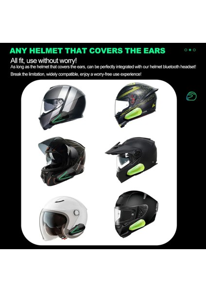 Rgb Interkomlu Bluetooth 5.3 Kask Kulaklık Set, Yeni 2025 Model indirimleri