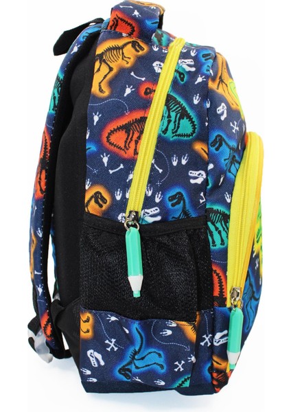 2 Gözlü Pop Dino Anaokulu Çantası - Erkek Çocuk Çanta Kreş Çantası - Dinozor Çanta modelleri
