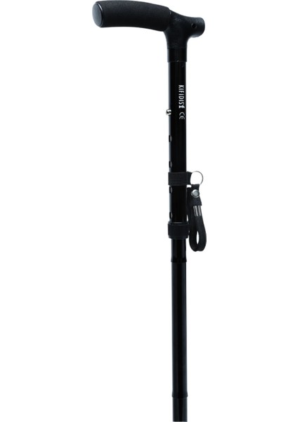 GB802 Kifidis Katlanır Dörtlü Lastikli Baston Siyah / Black fırsatları