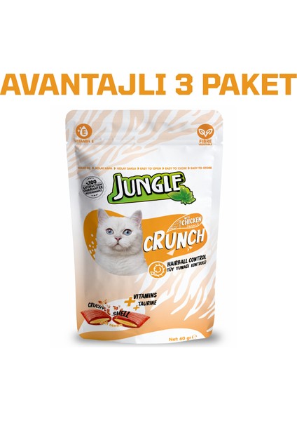 Crunch Kedi Ödül Güçlü Kemikler 60 Gr. * 3 Paket