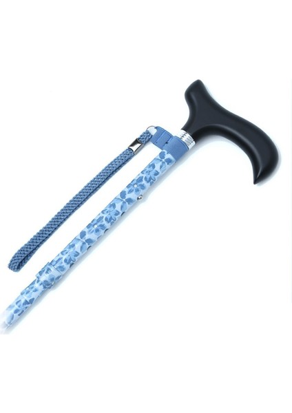 MF606 Katlanır Baston B044-8449-1 Mavi Çiçekli modelleri