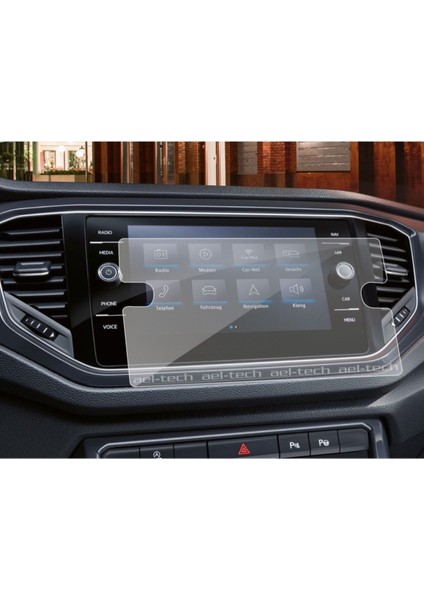 8 Inç Nano Ekran Koruyucu, Navigasyon Uyumlu, T-Roc 2019-2022