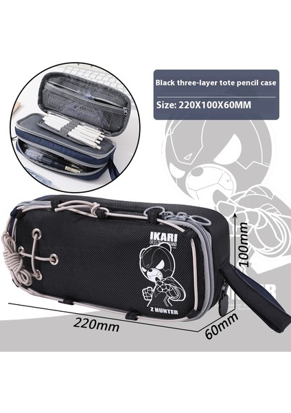 Kalem Çantası Büyük Kapasiteli Kırtasiye Çantası (Yurt Dışından)