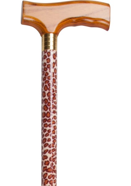B-609 Hc Ahşap Baston Leopar