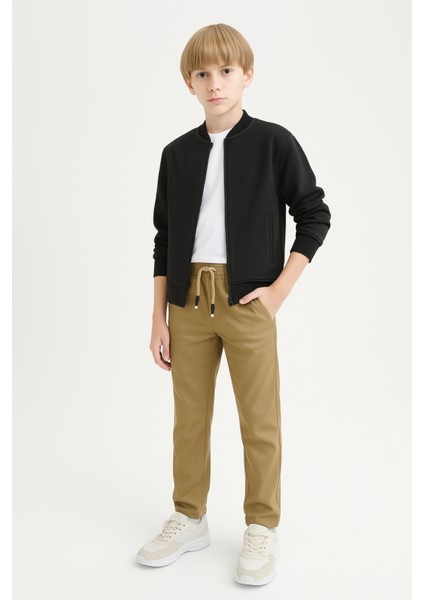 Erkek Çocuk Beli Ipli Lastikli Okul Pantolonu AK609