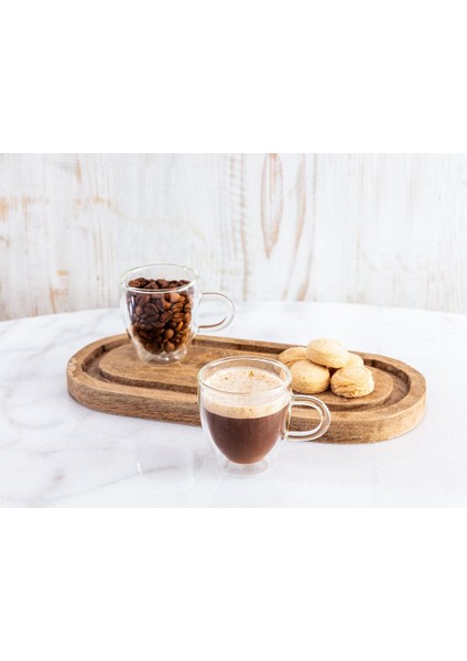 Lapelisse 2'li Çift Camlı Bardak 70 ml