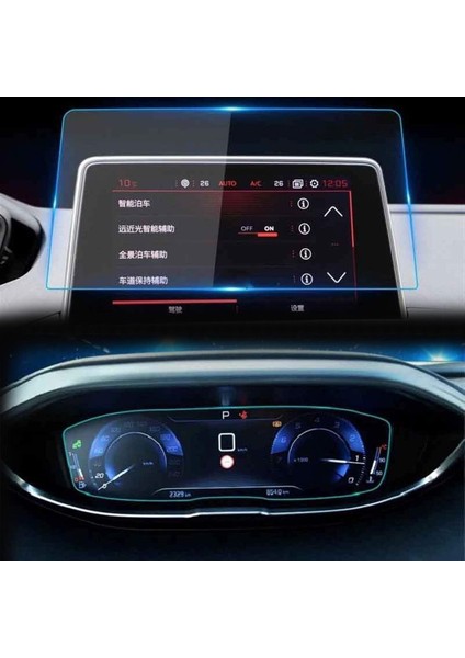 2016-2024 Model Araç Multimedya ve Gösterge Paneli Koruyucu Set 9h Nano