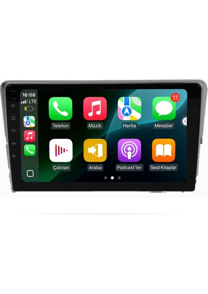 9 Inç Dokunmatik Ekranlı Multimedya Sistemi, Park Kamerası ve Hediye ile