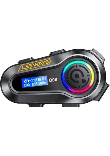 Işıklı Motosiklet Kask Kulaklık Intercom Uyumlu, Güçlü ve Konforlu Sürüş Deneyimi