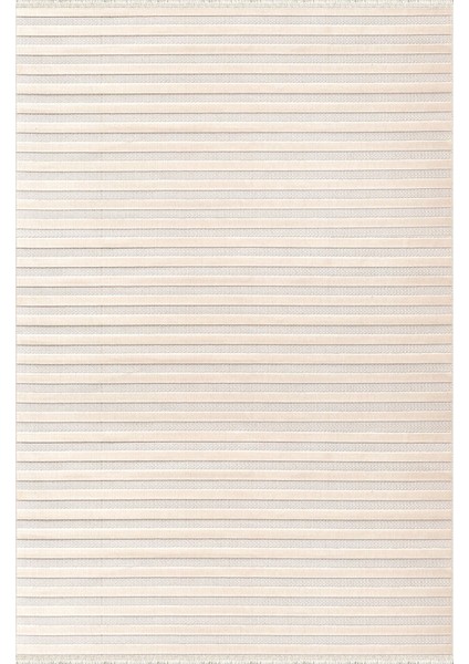 Kadife Bambu Dokuma Modern Kaymaz Salon Halısı Mutfak Halısı Koridor Halısı Yolluk Çizgi Beyaz