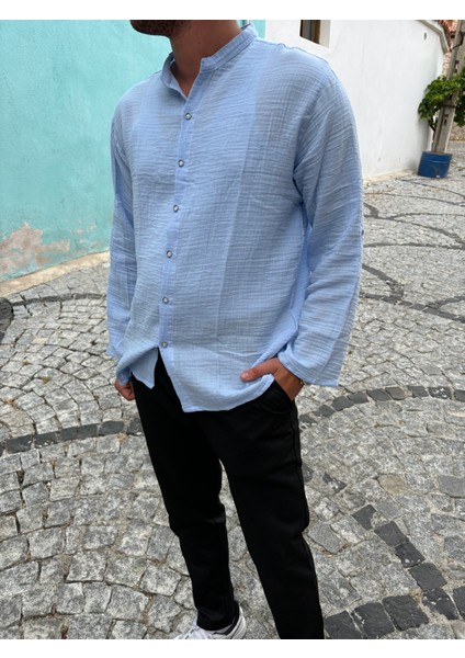 Muslin Erkek Gömlek