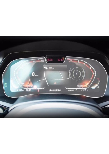 12.3 Inç Kameralı Hayalet Ekran Koruyucu, Makyajlı 2022 Kasa Uyumlu