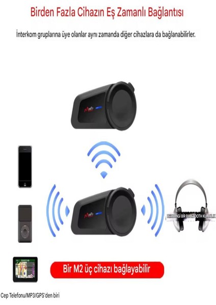 Su Geçirmez Motosiklet Kask Kulaklık Intercom, Güçlü ve Dayanıklı Tasarım