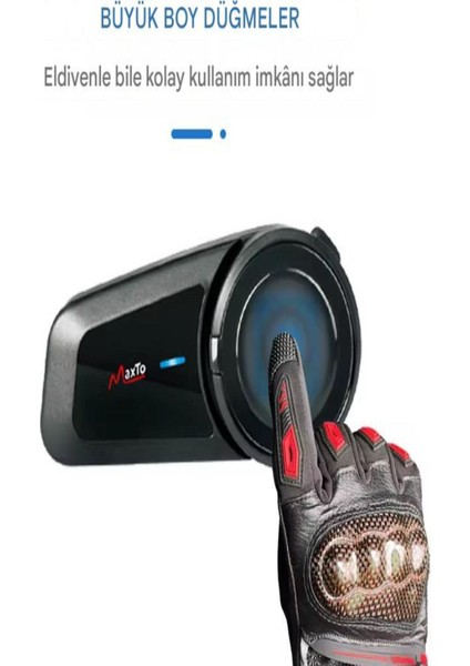 Su Geçirmez Motosiklet Kask Kulaklık Intercom, Güçlü ve Dayanıklı Tasarım