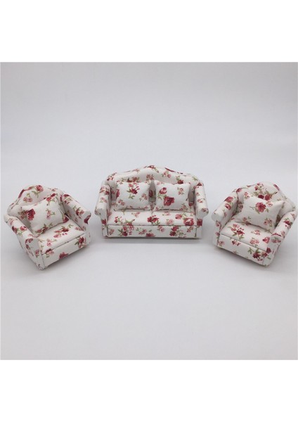 Bebek Evi̇ Bebek Evi̇ Kanepe 1:12 Kanepe 3'lü Set (Yurt Dışından)