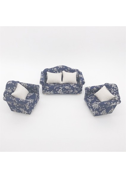 Bebek Evi̇ Bebek Evi̇ Kanepe 1:12 Kanepe 3'lü Set (Yurt Dışından)