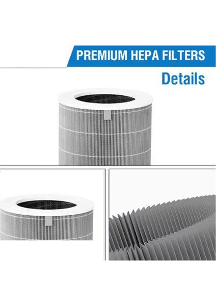 Xiaomi Mijia 4 Pro Hava Temizleyici Hepa Filtre Değişimi Için Pm2.5 Aktif Karbon Filtresi (Yurt Dışından) modelleri