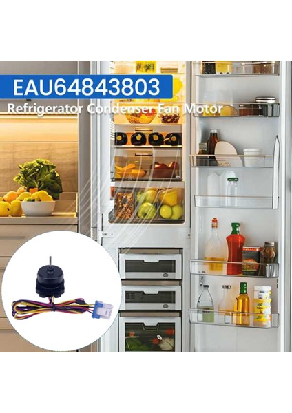 EAU65058506 Lg Buzdolabı Buharlaştırıcı Fan Motoru Için Kondenser Fan Motoru Montajı MOD.RFD3410A106A DC12V 1A'YI Değiştirin (Yurt Dışından) indirimleri