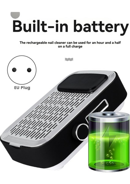 80W Profesyonel Tırnak Vakum Temizleyici Cilalama Jeli Pedikür Şarj Edilebilir Vakum Temizleyici Çıkarılabilir Filtreli Ab Fişi (Yurt Dışından) indirimleri