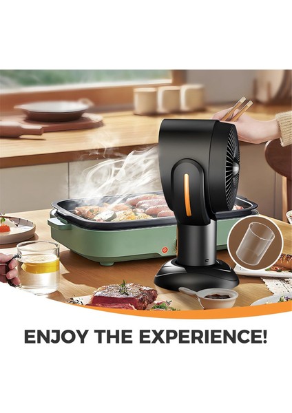 Arıtıcı Fan, Çıkarılabilir ve Yıkanabilir Filtre Taşınabilir Smokeaway Fan Duman Için, Smoke Away Arıtıcı Fan, Siyah ve Mor (Yurt Dışından) modelleri