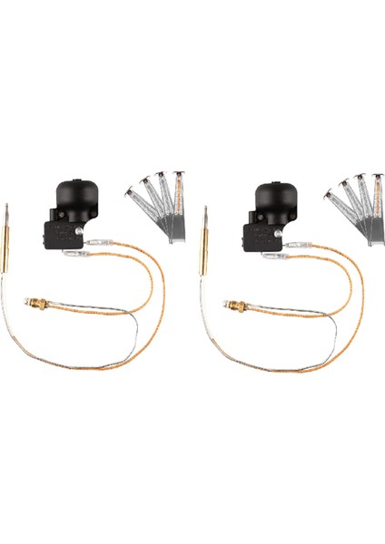 Adet Termokupl ve Eğim Anahtarı Açık Hava Veranda Isıtıcısı Için Uygun Kış Termokupl Sensör Kiti (Yurt Dışından)