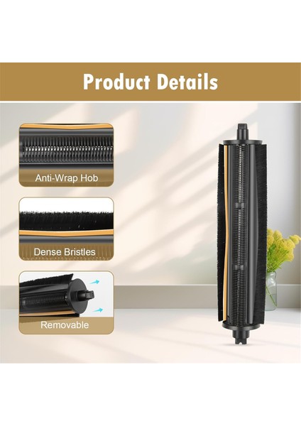 Dreame X40 Ultra, L20 Ultra, L10S Ultra, L10S Pro Ultra, L40 Ultra, X30 Ultra Robotik Süpürge Için Tricut Fırça Yedeği (Yurt Dışından) modelleri