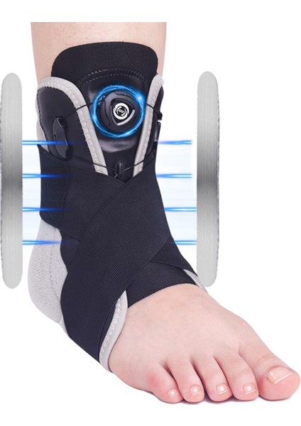 Ayak Bileği Desteği Ayarlanabilir Topuz Maksimum Metal Ayak Bileği Desteği Burkulmuş Ayak Bileği, Tendinit, Aşil Için (Yurt Dışından)