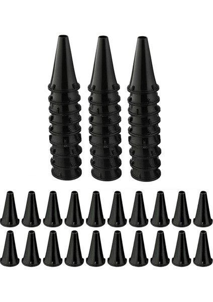 Tanı Otoskop Kılıfları, Tek Kullanımlık Plastik Kulak Otoskop Spekulum Uçları 2.7 mm ve 4.2 mm (Her Boyuttan 25 Adet) (Yurt Dışından)