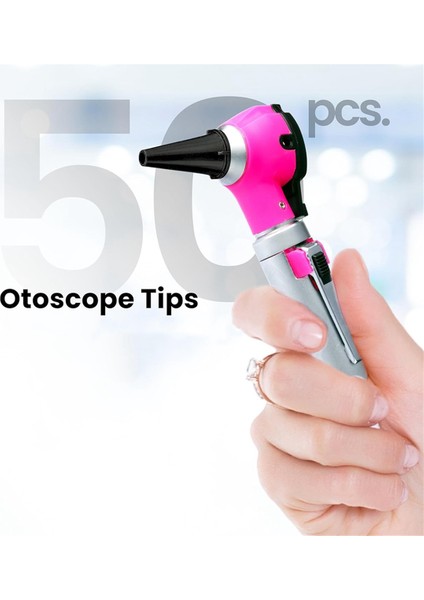Tanı Otoskop Kılıfları, Tek Kullanımlık Plastik Kulak Otoskop Spekulum Uçları 2.7 mm ve 4.2 mm (Her Boyuttan 25 Adet) (Yurt Dışından) modelleri