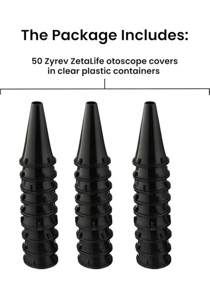 Tanı Otoskop Kılıfları, Tek Kullanımlık Plastik Kulak Otoskop Spekulum Uçları 2.7 mm ve 4.2 mm (Her Boyuttan 25 Adet) (Yurt Dışından) fırsatları