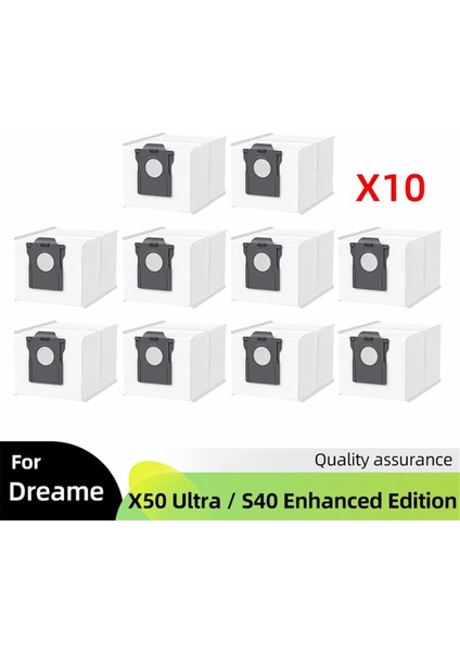Dreame X50 Ultra / S40 Enhanced Edition Vakum Parçaları Toz Torbası Robotik Vakum Temizleyici Aksesuarları Için Uygundur (Yurt Dışından)