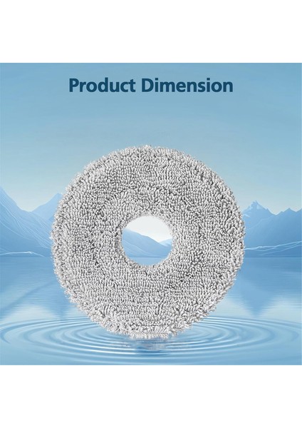 Dreame L40 ULTRA/L10S ULTRA/L10S Ultra GEN2/X40 ULTRA/L10S Pro Ultra HEAT/L20 Ultra Robot Süpürge Parçaları Için Mop Pedleri (Yurt Dışından) fırsatları