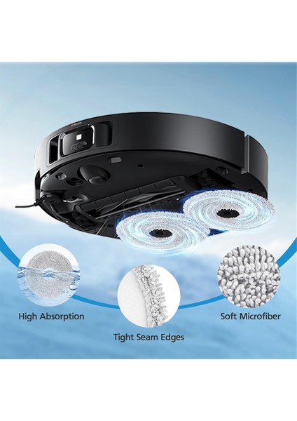 Dreame L40 ULTRA/L10S ULTRA/L10S Ultra GEN2/X40 ULTRA/L10S Pro Ultra HEAT/L20 Ultra Robot Süpürge Parçaları Için Mop Pedleri (Yurt Dışından) indirimleri