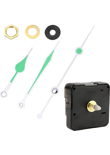 Sessiz Saatler Kiti Kuvars Saat Mekanizması Değiştirme Kiti, Sessiz Motor ve Akreplerle Kendin Yap Duvar Saati Onarım Parçaları (Yurt Dışından)