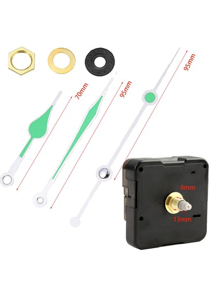 Sessiz Saatler Kiti Kuvars Saat Mekanizması Değiştirme Kiti, Sessiz Motor ve Akreplerle Kendin Yap Duvar Saati Onarım Parçaları (Yurt Dışından) fiyatları