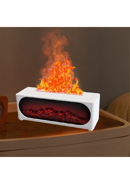 Bluetooth Ses ve Atmosfer Işıklı Aromaterapi Simüle Şömine Alev Nemlendirici Abd Fişi (Yurt Dışından) modelleri