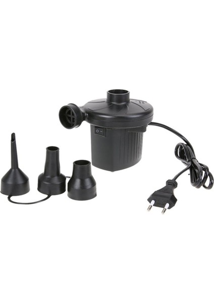 Şişme Ürünler Için Elektrikli Hava Pompası Taşınabilir Hızlı Doldurma Hava Pompası 3 Nozullu Şişirme ve Söndürme Pompaları Açık Hava Için Ab Fişi (Yurt Dışından)