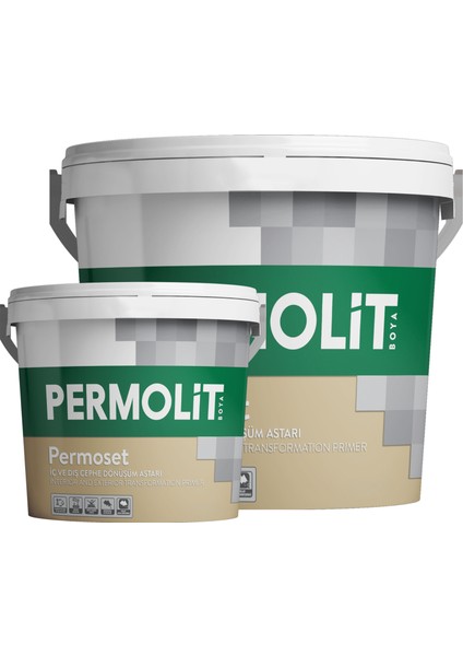 Permoset Su Bazlı Iç ve Dış Cephe Dönüşüm Astarı Beyaz 3,5kg - 10KG - 20KG | Solvent Bazlıdan Su Bazlıya Geçiş, Yüksek Aderans, Mükemmel Örtücülük fiyatları