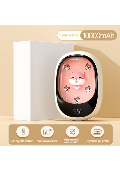 Kış Yeni El Isıtıcı Şarj Hazine Ikisi Bir Arada USB Sevimli Evcil Hayvan Taşınabilir Mini El Isıtıcı Şarj (Yurt Dışından)