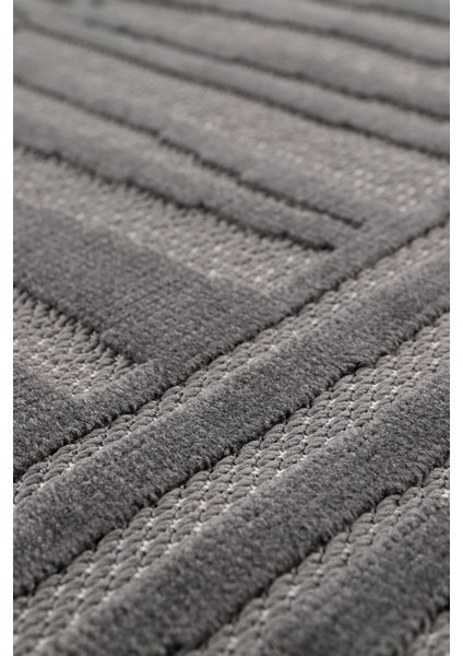 Bambu Yumuşak Halı Salon Mutfak Koridor Kesme Yolluk Dokuma Makine Halısı Art Antrasit fırsatları
