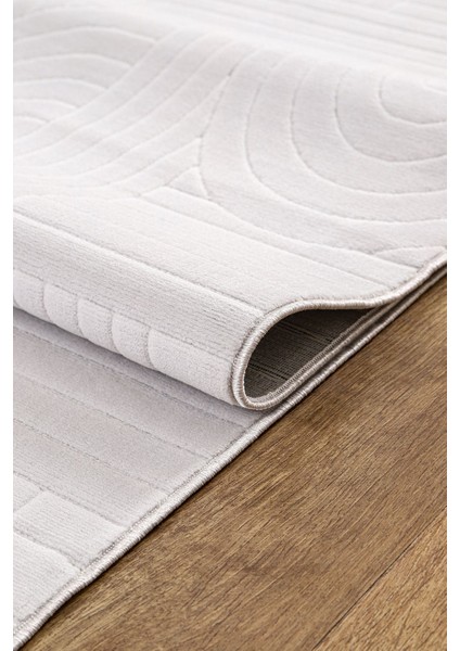 Bambu Saten Parlak Tüylü Yumuşak Kadife Halı Hav Tüy Vermez Taç Gri fiyatları