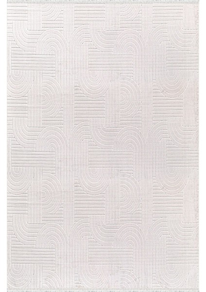 Bambu Saten Parlak Tüylü Yumuşak Kadife Halı Hav Tüy Vermez Taç Gri