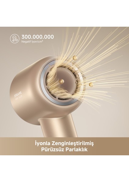 Hair Glory Mix Yüksek Hızlı Saç Kurutma Makinesi, Beyaz