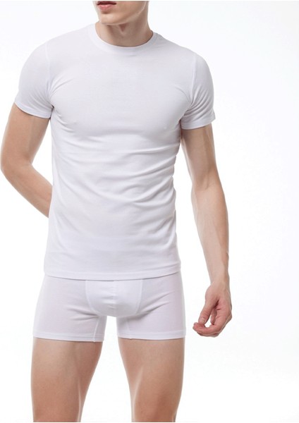 Erkek 0 Yaka Kısa Kol Atlet 1301